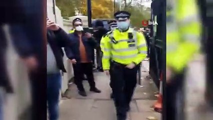 - Fransa Cumhurbaşkanı Macron Londra'da protesto edildi