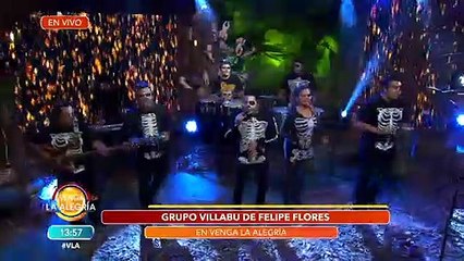 ¡El Grupo Villabu de Felipe Flores vino al programa a cantarnos "Las calaveras"! | Venga La Alegría