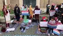 تظاهرة للمسلمين في روما تدعو لمقاطعة البضائع الفرنسية