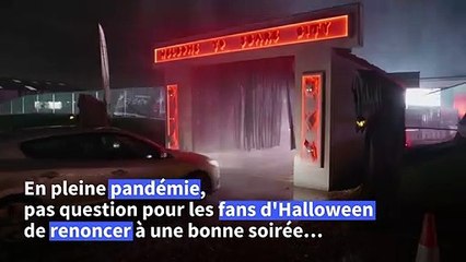 A Manchester, des frissons en "drive-in" pour célébrer Halloween à distance