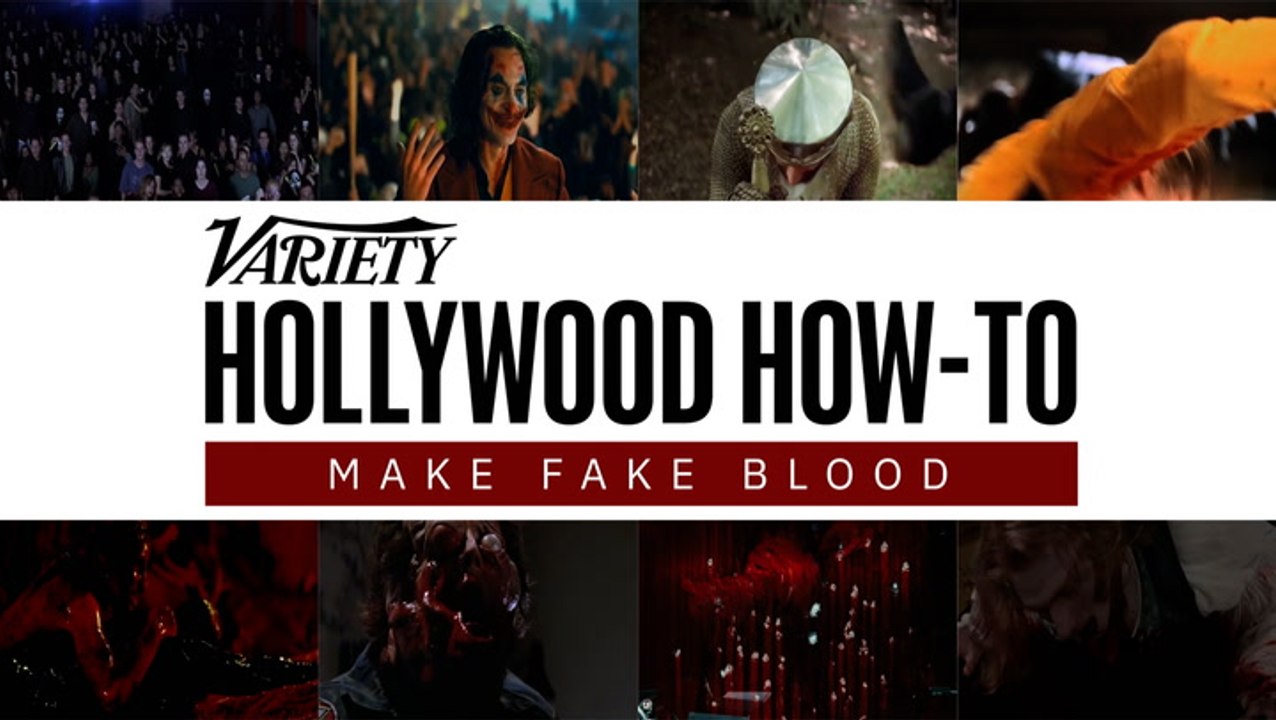 Hollywood FX Artist Teaches How to Make Fake Blood