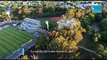La salida del Lobo desde el aire