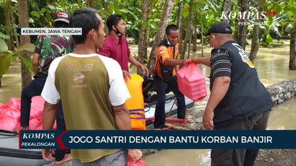 Jogo Santri Bantu Korban Banjir