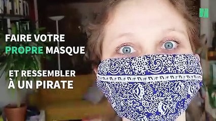Coronavirus- votre masque avec un foulard en dailymotion 1 minute