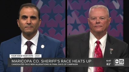 Allegations fly in final days of Maricopa County Sheriff's race