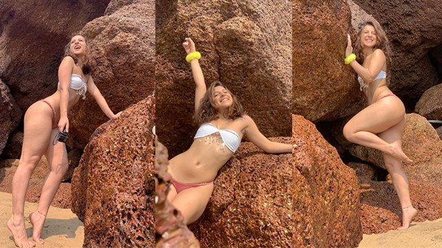 Benafsa Soonawalla Goa Beach पर Bikni Look में अकेले मस्ती करती हुई VIRAL | Boldsky