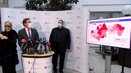 Brifing ministra zdravotnictva SR Mareka Krajciho