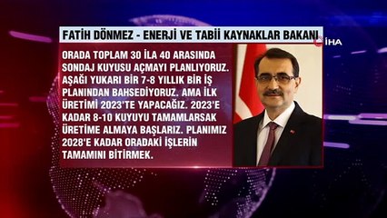 Bakan Dönmez müjdeyi verdi: "Kanuni Ocak ayında aktif olarak çalışmaya başlar"