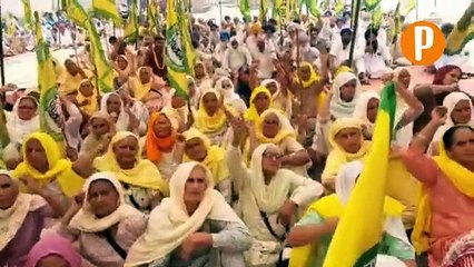 Farmers Women Protest at BJP Leader House at Barnala - Must Watch