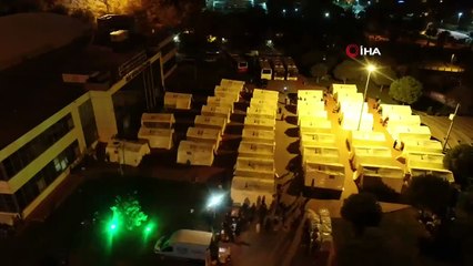 AFAD evlerine giremeyenler için çadırkent hazırladı | Video