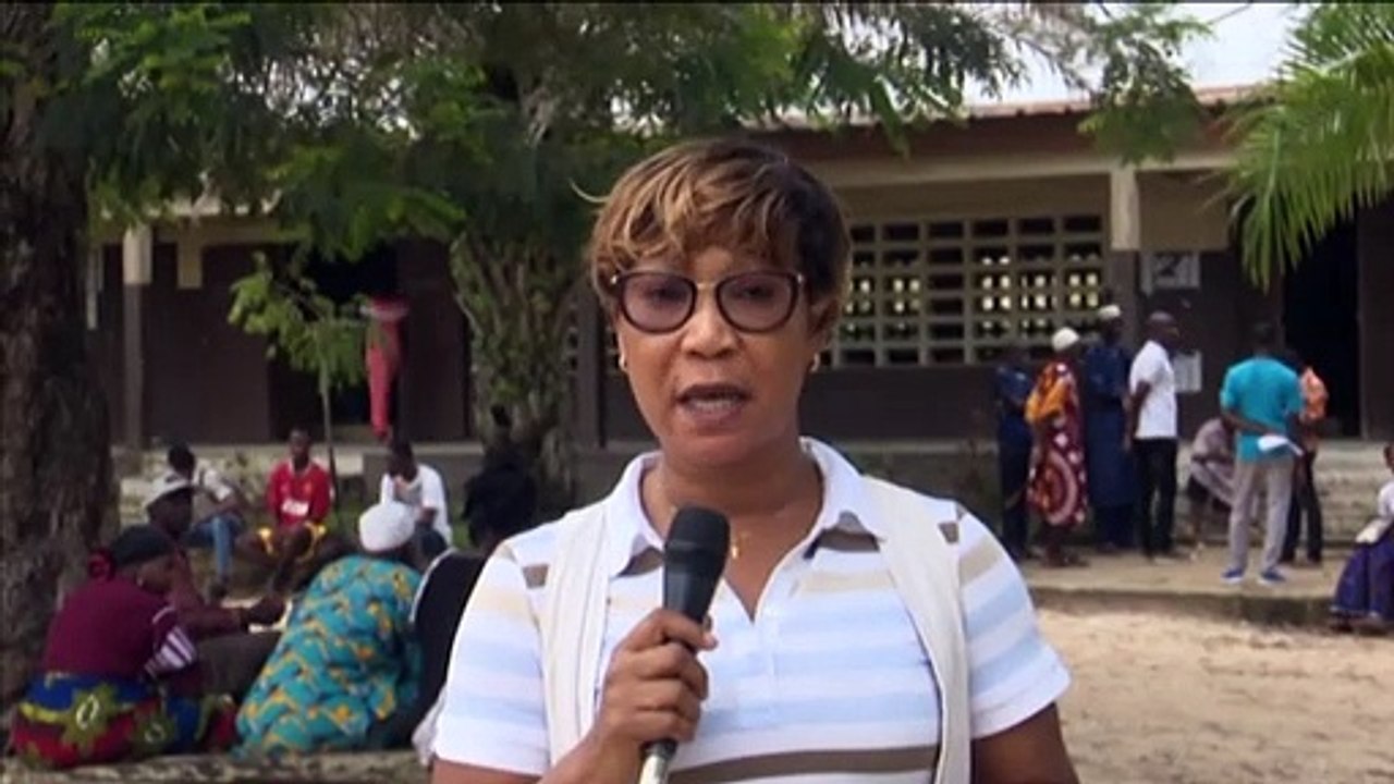 Présidentielle 2020 : Zani Gabrielle en direct de N'Douci, jour de vote