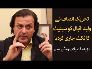 PTI Issues Senate Ticket to Waleed Iqbal, Know Detail in this Video