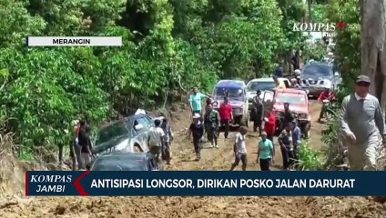 Antisipasi Longsor, Dirikan Posko Jalan Darurat