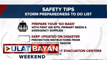 Ilang bagyo tips na dapat tandaan bago ang pananalasa ng Bagyong #RollyPH