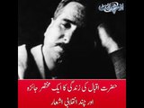 A Brief Biography of Allama Iqbal in Urdu