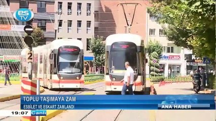 Eskişehir’de toplu taşımaya zam Esbilet ve Eskart zamlandı