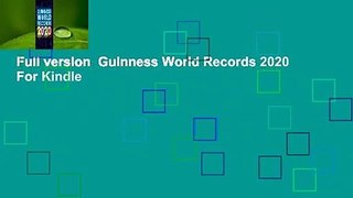 Full version  Guinness World Records 2020  For Kindle