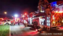 Incendie rue Vallée à Saint-Constant