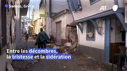 Endeuillée, Samos pleure "ses deux enfants" au lendemain du séisme
