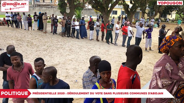 Présidentielle 2020 - Déroulement du vote dans plusieurs communes d’Abidjan