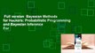 Full version  Bayesian Methods for Hackers: Probabilistic Programming and Bayesian Inference  For