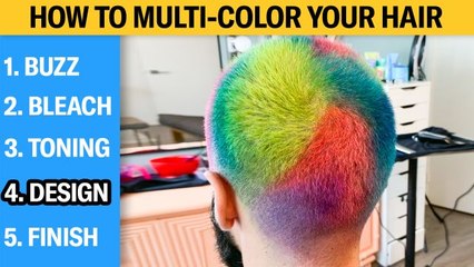 How to Multi-Color Your Hair (5 Step Tutorial)