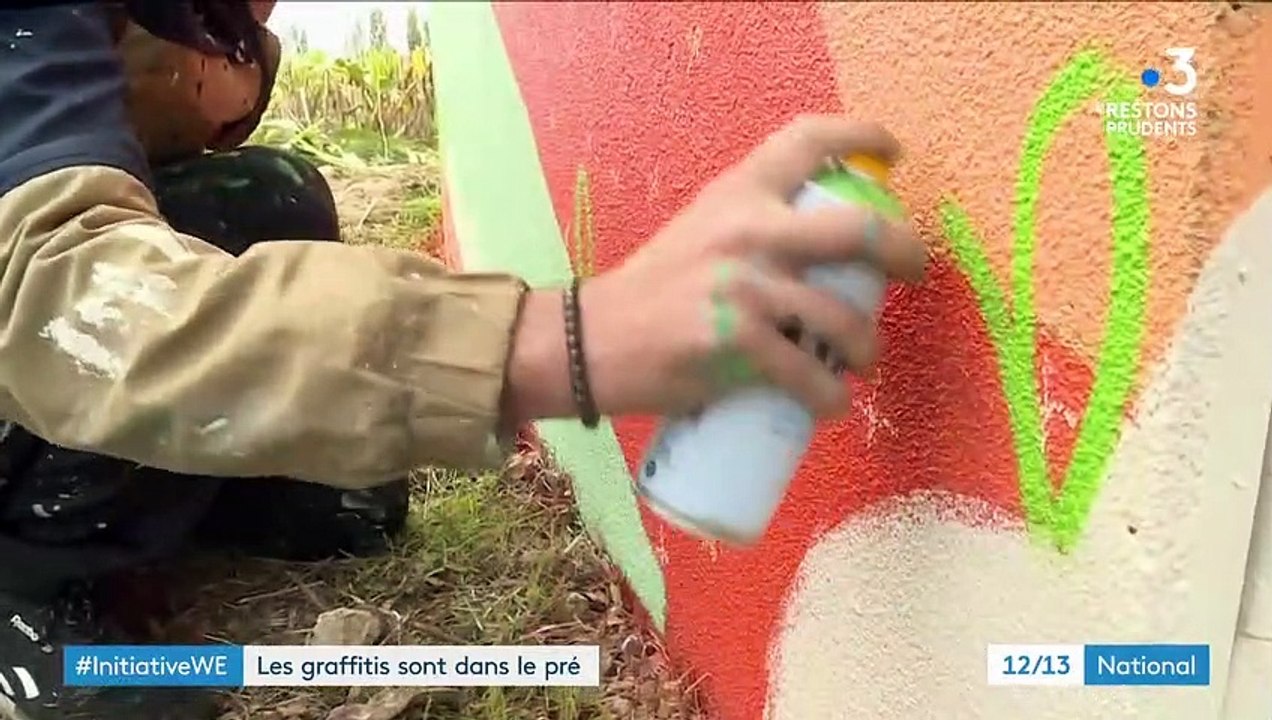 Ruralité : des chantiers citoyens pour apprendre l'art du graffiti