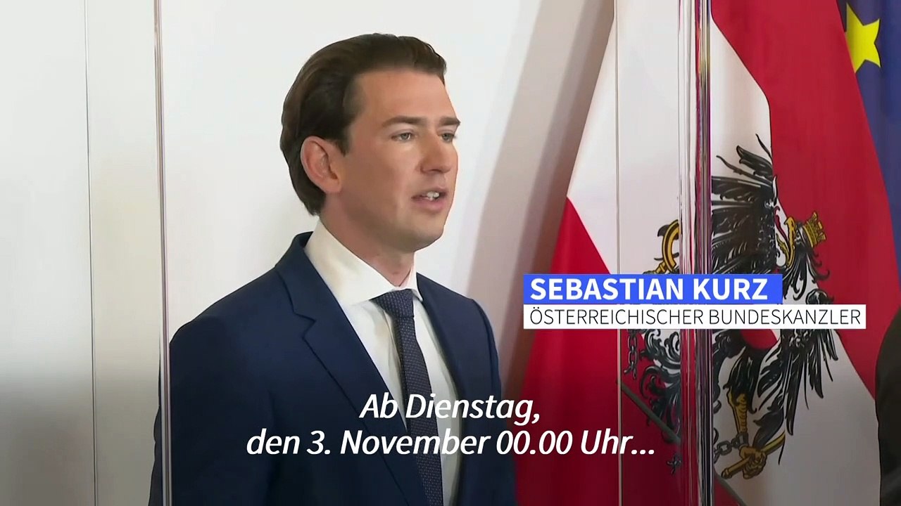 Österreich verhängt Corona-Lockdown im November