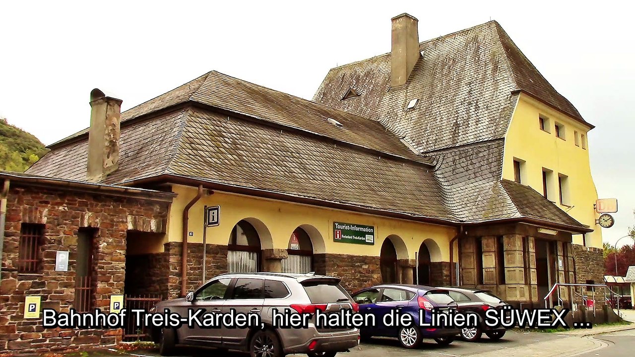 Der Bahnhof in Treis-Karden