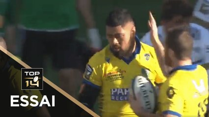 TOP 14 - Essai de Fritz LEE (ASM) - Brive - Clermont - J7 - Saison 2020/2021