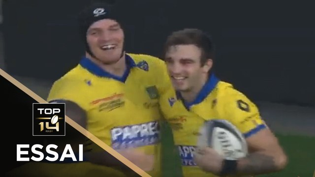 TOP 14 - Essai de Jean-Pascal BARRAQUE (ASM) - Brive - Clermont - J7 - Saison 2020/2021