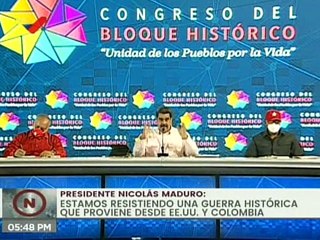 Pdte. Maduro convoca 2da. edición del Congreso del Bloque Histórico para el 04 de febrero de 2021