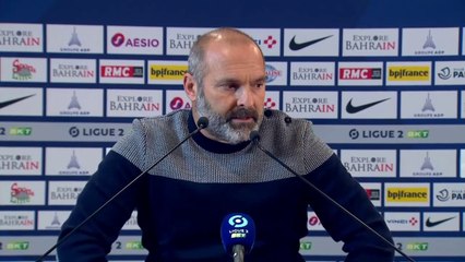 J9 Ligue 2 BKT : La réaction de P.Dupraz après Paris FC 3-1 SMCaen