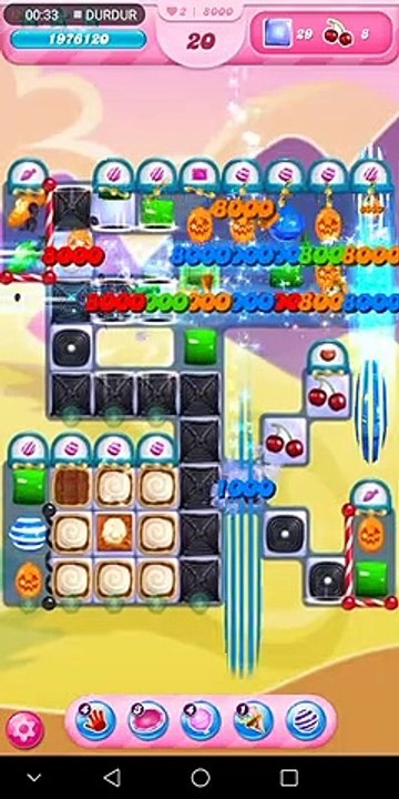 Candy Crush Saga 8000.Bölüm(Son Bölüm-Hilesiz)/ Candy Crush Saga Level 8000 (Last Level-No Boosters)