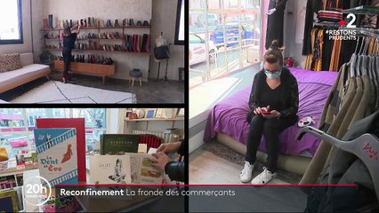 Reconfinement : les commerçants se rebellent contre la fermeture imposée