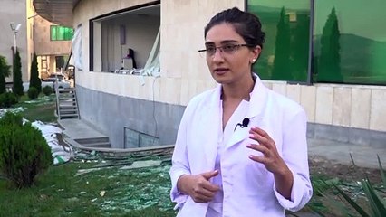 Bergkarabach: Menschen fliehen vor den Bomben