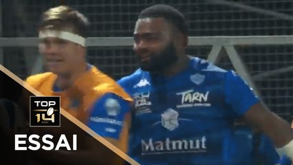 TOP 14 - Essai de Filipo NAKOSI (CO) - Castres - Racing 92 - J7 - Saison 2020/2021