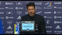 Simeone tras el doblete de Joao: 