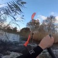 Guy Gets Kite Stuck On Tree While Kite Surfing