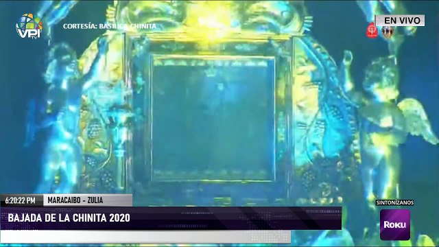 Así bajó la virgen de la Chinita en la basílica de Maracaibo - VPItv