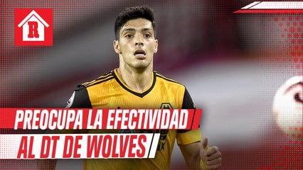 Tardanza en la efectividad de Raúl Jiménez preocupa al DT de Wolves