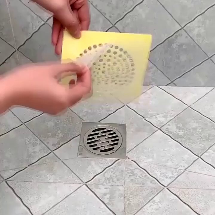 50PCS Universal Disposable Sink Filter Strainer, Sink Sticker for Kitchen and Bathroom