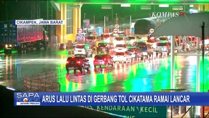 Télécharger la video: Ini Pantauan Arus Balik Pasca Libur Panjang di Tol Purbaleunyi, Puncak dan Tol Cikampek