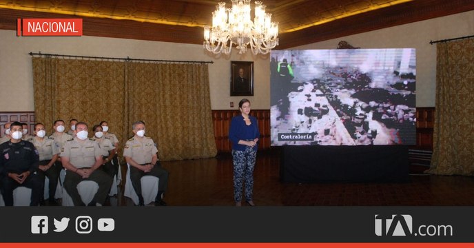 Ministra de Gobierno respalda las acciones de la policía durante las manifestaciones de octubre 2019