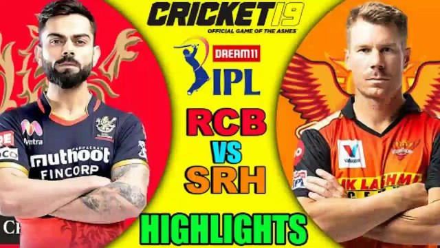 Royal Challengers Bangalore vs Sunrisers Hyderabad || RCB vs SRH || IPL 2020 highlight