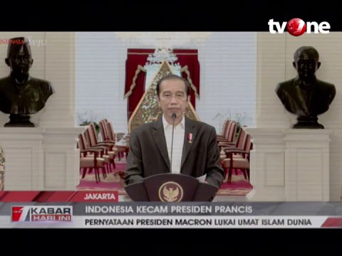 Presiden Joko Widodo Kecam Presiden Prancis