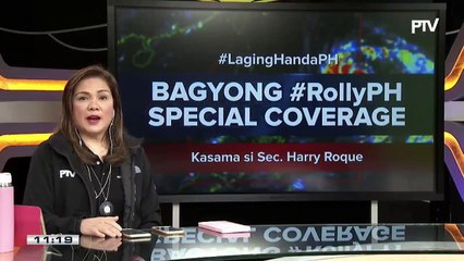 #LagingHanda | Latest update sa Naga City at ang epekto ng bagyong #RollyPH