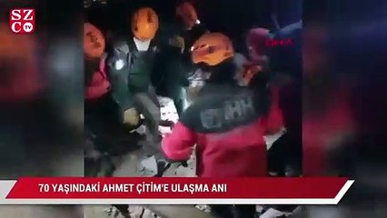70 yaşındaki adam, depremden 33 saat sonra enkazdan sağ çıkarıldı