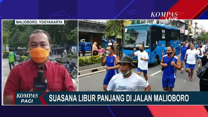 Suasana Libur Panjang di Kawasan Malioboro