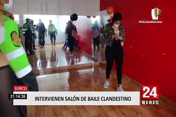 Surco: intervienen local donde daban clases de baile pese a prohibición